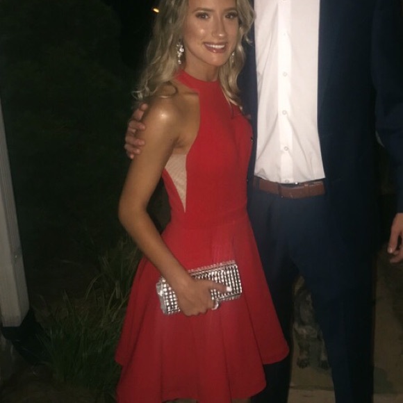 Red homecoming/formal dress - Picture 3 of 6